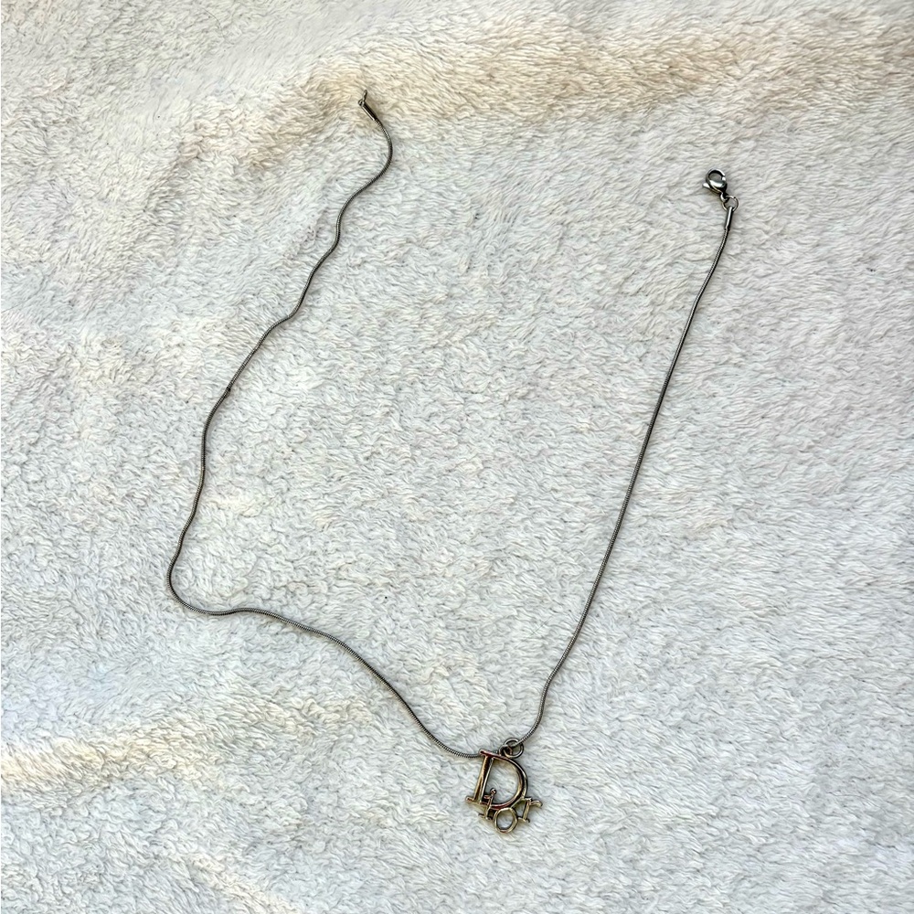 Dior silver necklace - Picture 2 of 4